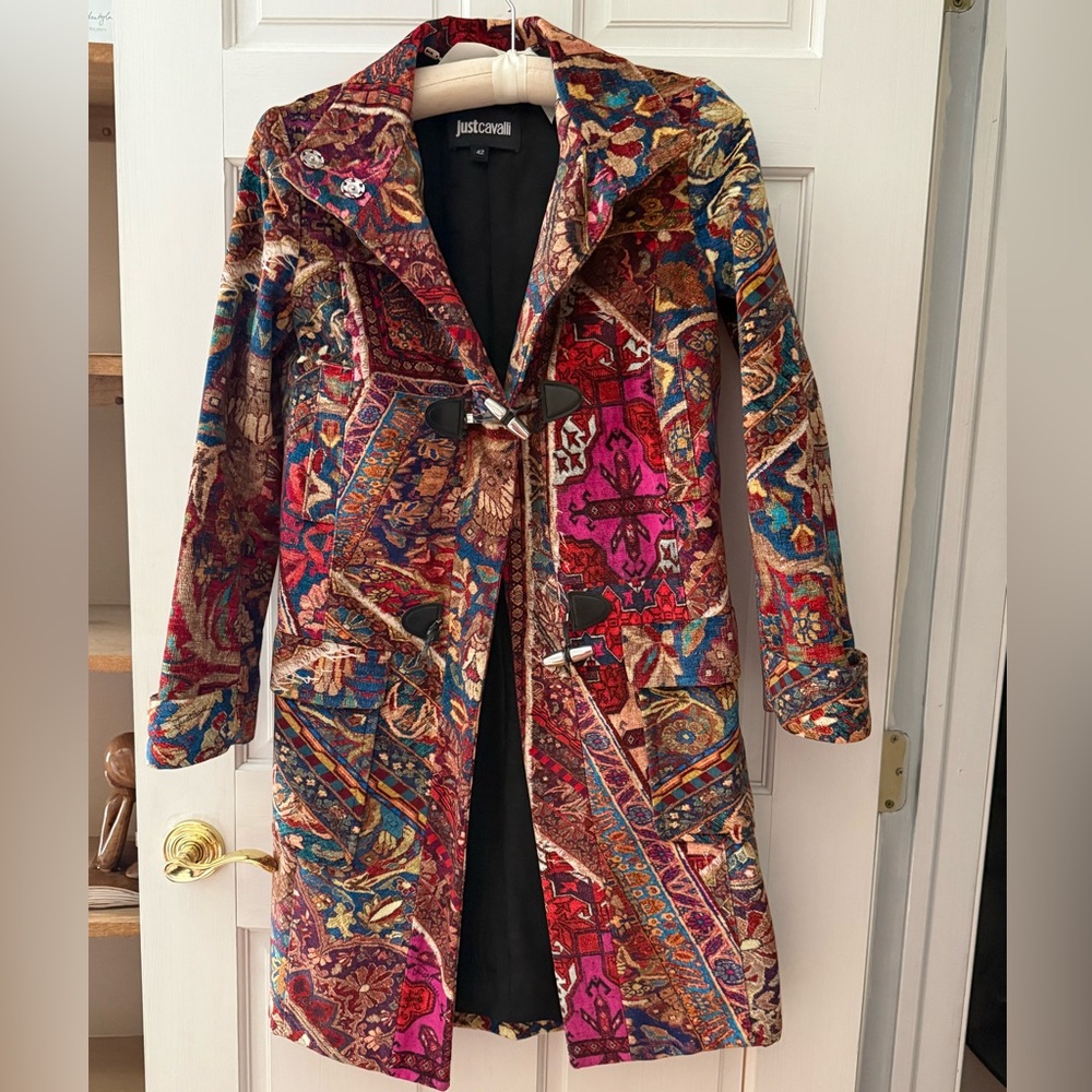 Extremely Unique Just Cavalli Patchwork Tapestry … - image 1